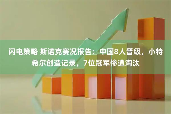 闪电策略 斯诺克赛况报告：中国8人晋级，小特希尔创造记录，7位冠军惨遭淘汰